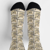 Norwich Terrier Malerei Niedlich Original Haustier Socken (Oben)