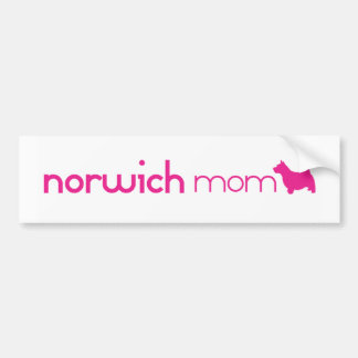 Norwich-Terrier-Mama Autoaufkleber