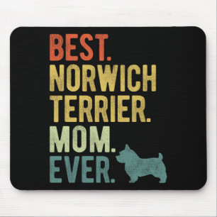 Norwich Terrier Mama Ever Dog liebt Muttertag Mousepad