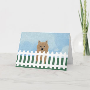 Norwich Terrier Note Card Karte