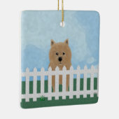 Norwich Terrier Ornament (Rechts)