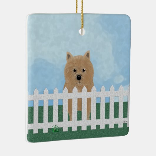 Norwich Terrier Ornament (Rechts)