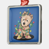 Norwich Terrier Ornament Aus Metall (Links)