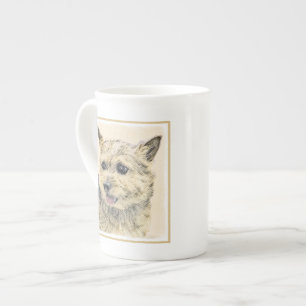 Norwich Terrier Painting - Niedliche Original Dog  Porzellantasse
