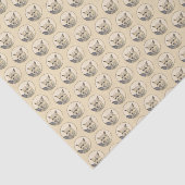 Norwich Terrier Painting - Niedliche Original Dog Seidenpapier (Ausschnitt)