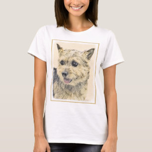 Norwich Terrier Painting - Niedliche Original Dog T-Shirt