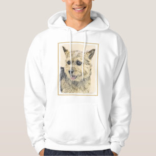 Norwich Terrier Painting - Niedliche Original Hund Hoodie