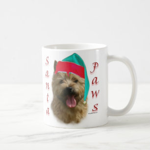 Norwich Terrier Santa Paws Kaffeetasse