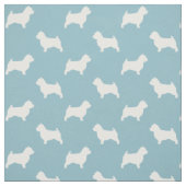 Norwich-Terrier-Silhouette Stoff (Muster)