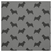 Norwich-Terrier-Silhouette Stoff (Muster)