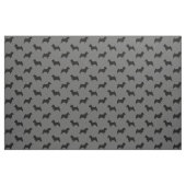 Norwich-Terrier-Silhouette Stoff (Fat Quarter (45,7 x 55,9 cm))
