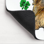 Norwich Terrier St Patricks Mousepad (Ecke)