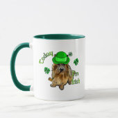 Norwich Terrier St Patricks Tasse (Links)