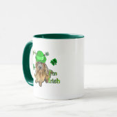 Norwich Terrier St Patricks Tasse (Vorderseite Links)