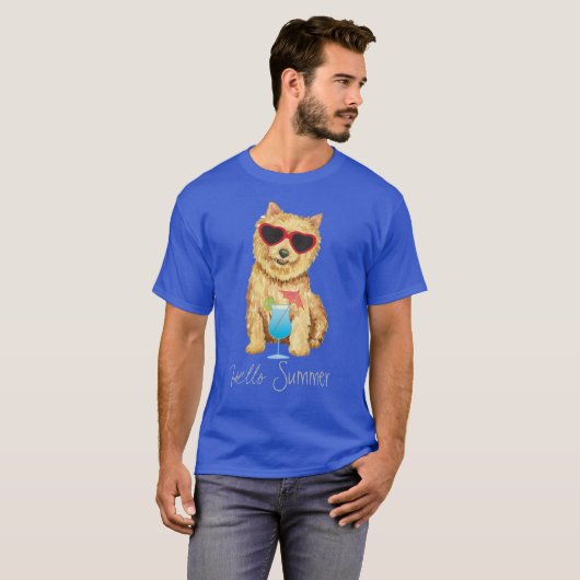 Norwich Terrier T - Shirt (Vorne ganz)