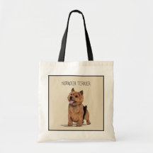 Norwich-Terrier-Taschen-Tasche