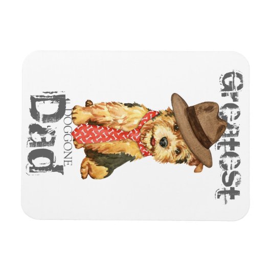 Norwich Terrier Vater Magnet (Horizontal)