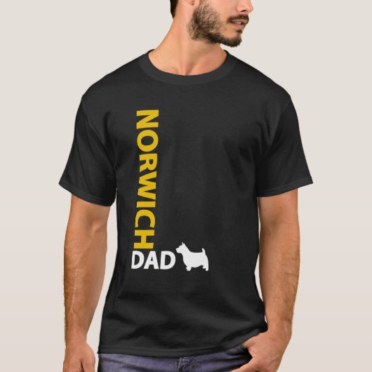 Norwich-Terrier-Vater T-Shirt (Vorderseite)