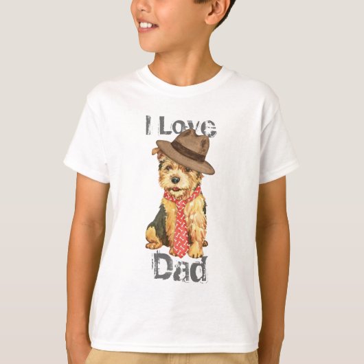 Norwich Terrier Vater T-Shirt (Vorderseite)