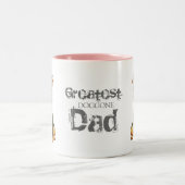 Norwich Terrier Vater Zweifarbige Tasse (Mittel)