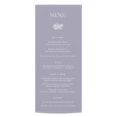 Norwich Wedding Dinner Menü Menükarte