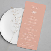 Norwich Wedding Dinner Menü Menükarte