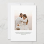 Norwich Wedding Einladung (Rückseite)