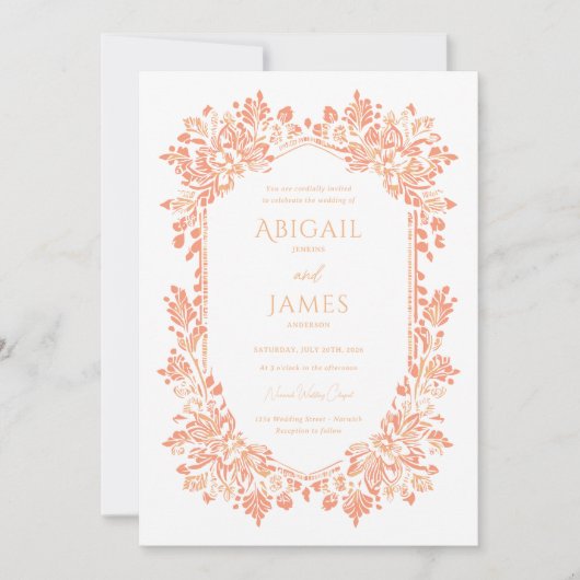 Norwich Wedding Einladung (Vorderseite)