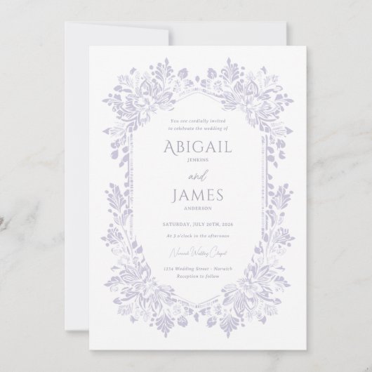 Norwich Wedding Einladung (Vorderseite)