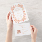 Norwich Wedding Einladung mit RSVP Card (Abreißen)