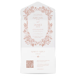 Norwich Wedding Einladung mit RSVP Card