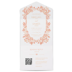 Norwich Wedding Einladung mit RSVP Card