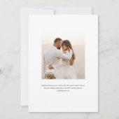 Norwich Wedding Invitation Einladung (Rückseite)