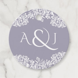 Norwich Wedding Monogram Fevor Tags Geschenkanhänger