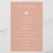 Norwich Wedding Program (Vorderseite)