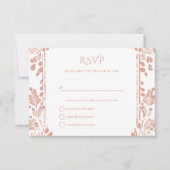 Norwich Wedding RSVP Cards Karte (Vorderseite)