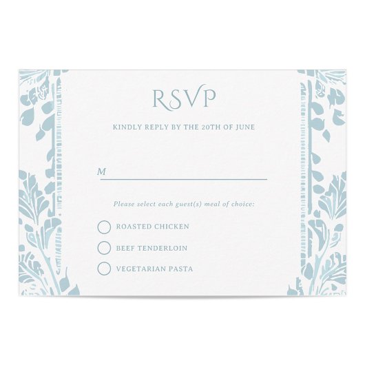 Norwich Wedding RSVP Cards Karte