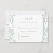 Norwich Wedding RSVP Cards Karte (Vorderseite)
