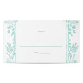 Norwich Wedding Table Platzkarte