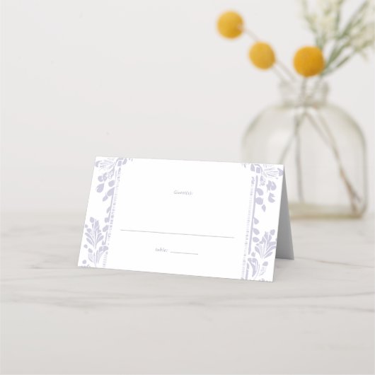 Norwich Wedding Table Platzkarte (Vorderseite)