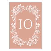 Norwich Wedding Tischnummer (Rückseite)