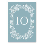 Norwich Wedding Tischnummer (Vorderseite)