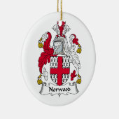 Norwood Familienwappen Keramik Ornament (Rechts)