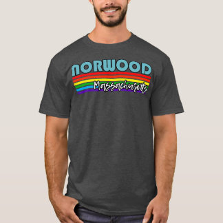 Norwood Massachusetts Pride Norwood LGBT Geschenk  T-Shirt