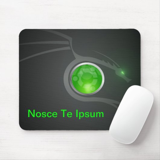Nosce Te Ipsum Ubuntu Drache-Enthusiast mousepad (Mit Mouse)