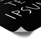 Nosce the ipsum poster (Ecke)