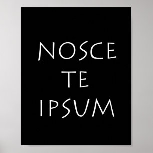 Nosce the ipsum poster