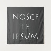Nosce the ipsum wandteppich (Vorderseite)