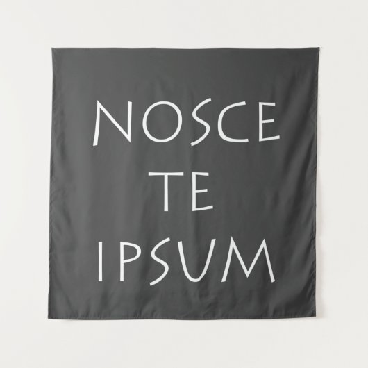 Nosce the ipsum wandteppich (Vorderseite)