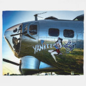 NOSE ART #1 FLEECEDECKE (Vorderseite (Horizontal))